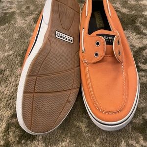 Sperry Orange Boat Shoes